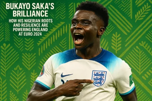 Bukayo Saka’s Brilliance: How His Nigerian Roots and Resilience Are Powering England at Euro 2024