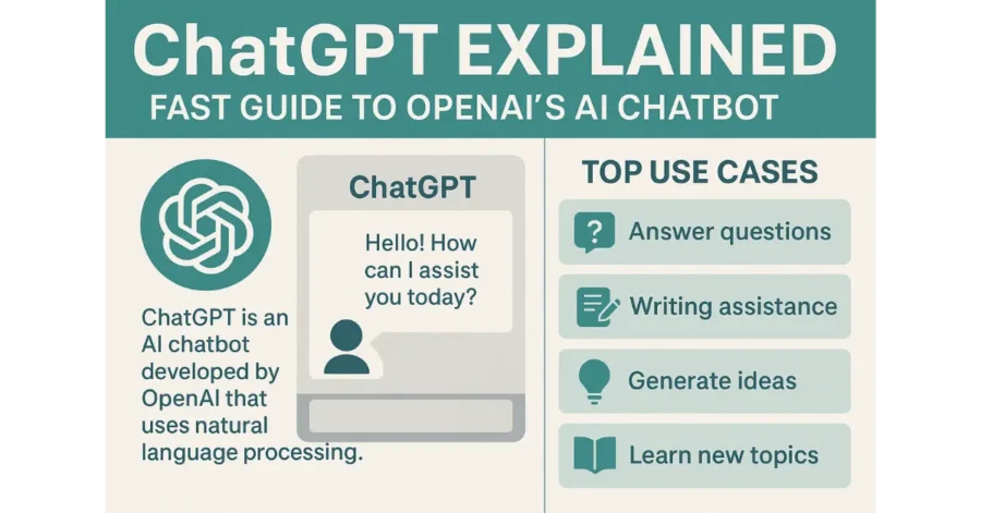 ChatGPT Explained: Fast Guide to OpenAI’s AI Chatbot & Top Use Cases ChatGPT Explained: Fast Guide to OpenAI’s AI Chatbot & Top Use Cases