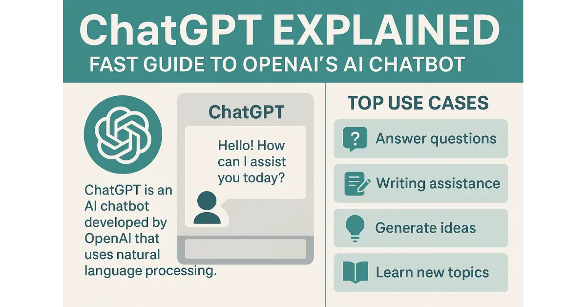 ChatGPT Explained: Fast Guide to OpenAI’s AI Chatbot & Top Use Cases