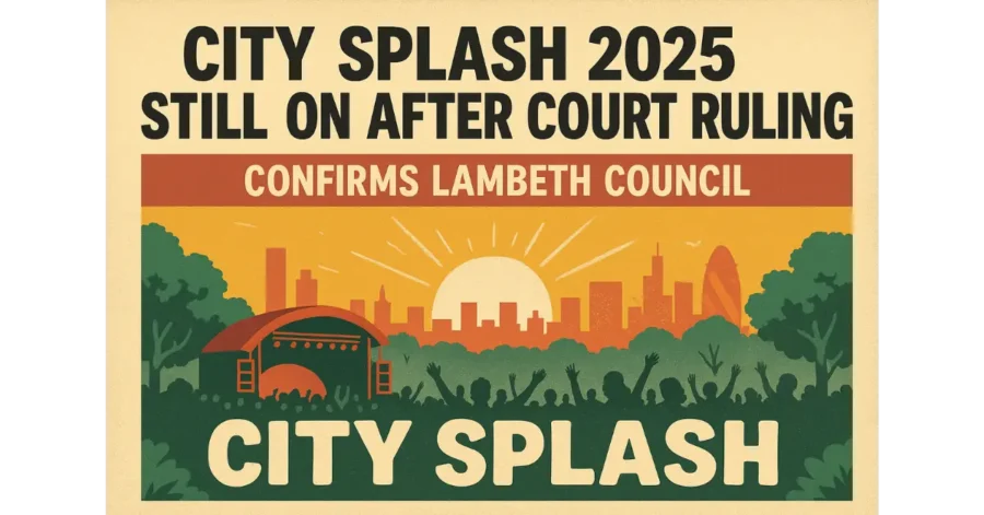City Splash 2025 Still On After Court Ruling, Confirms Lambeth Council City Splash 2025 Still On After Court Ruling, Confirms Lambeth Council