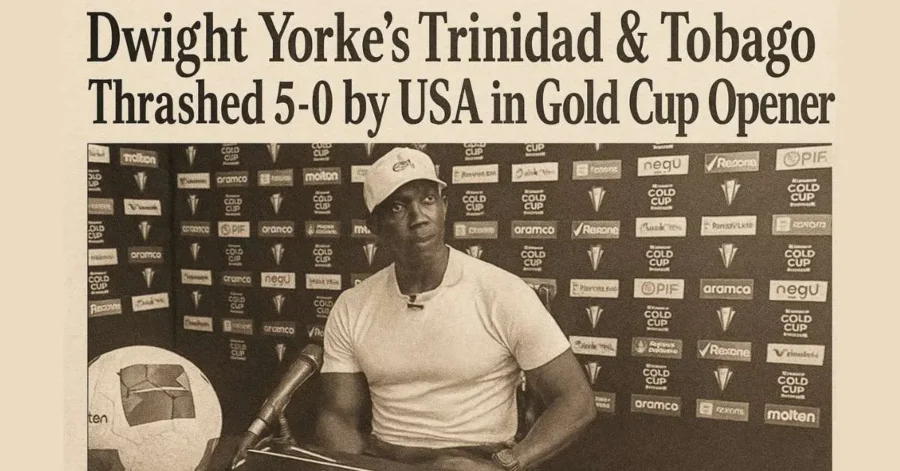 Dwight Yorke’s Trinidad & Tobago Thrashed 5-0 by USA in Gold Cup Opener Dwight Yorke's Trinidad & Tobago Thrashed 5-0 by USA in Gold Cup Opener