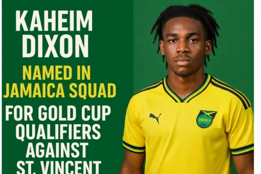 Kaheim Dixon Named in Jamaica Squad for Gold Cup Qualifiers Against St. Vincent