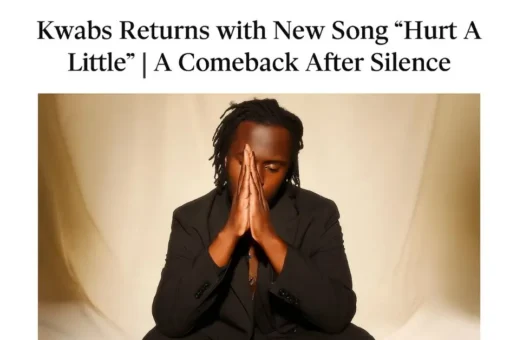 Kwabs Returns with New Song “Hurt A Little” | A Comeback After Silence Kwabs Returns with New Song "Hurt A Little" | A Comeback After Silence