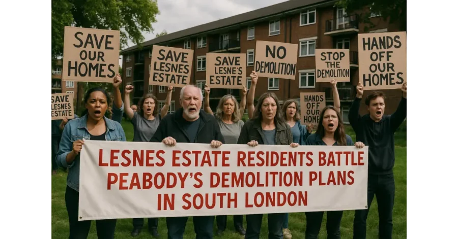 Lesnes Estate Residents Battle Peabody’s Demolition Plans in South London Lesnes Estate Residents Battle Peabody's Demolition Plans in South London