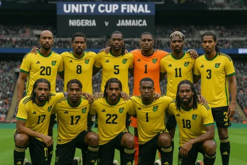 Reggae Boyz Show Unity in London Despite Losing Unity Cup Final to Nigeria Reggae Boyz Show Unity in London Despite Losing Unity Cup Final to Nigeria