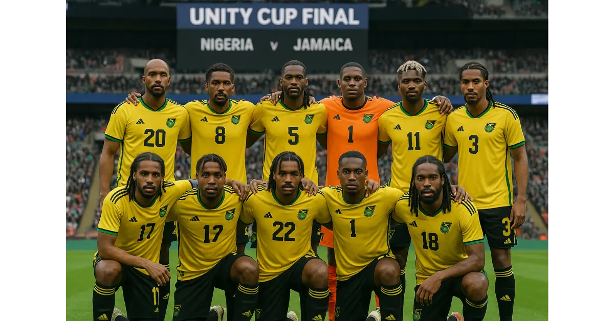 Reggae Boyz Show Unity in London Despite Losing Unity Cup Final to Nigeria