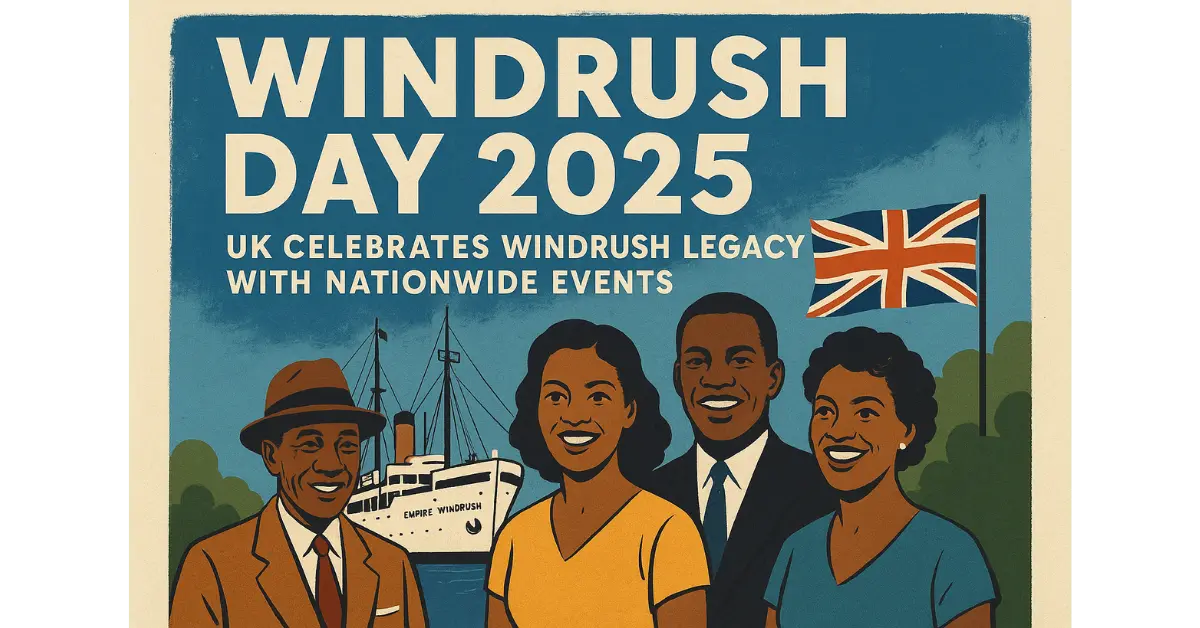 Windrush Day 2025: UK Celebrates Windrush Legacy with Nationwide Events