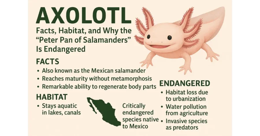 Axolotl: Facts, Habitat and why the Peter Pan of Salamanders is Endangered Axolotl: Facts, Habitat and why the Peter Pan of Salamanders is Endangered