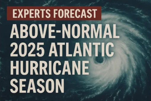 Experts Forecast Above-Normal 2025 Atlantic Hurricane Season Experts Forecast Above-Normal 2025 Atlantic Hurricane Season