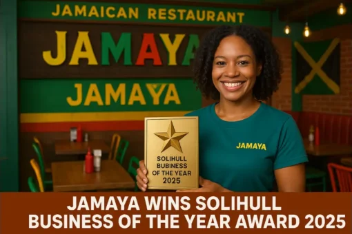 Jamaican Restaurant Jamaya Wins Solihull Business of the Year Award 2025