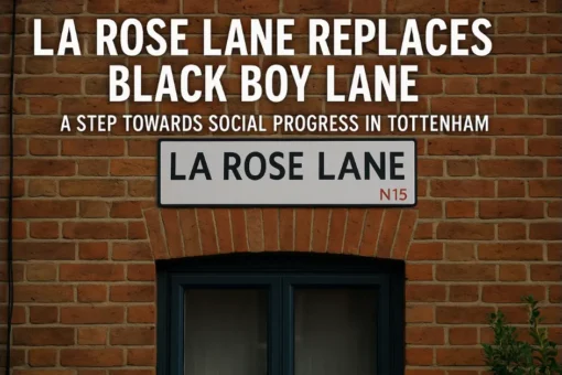 La Rose Lane Replaces Black Boy Lane – A Step Towards Social Progress in Tottenham