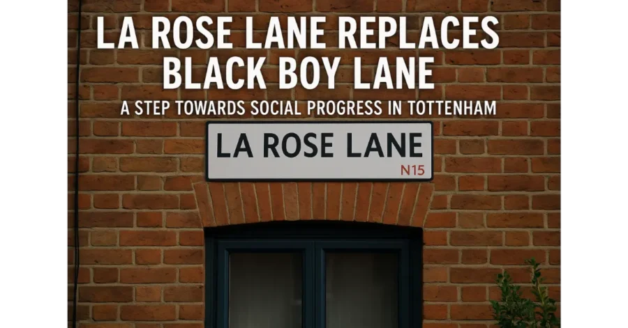 La Rose Lane Replaces Black Boy Lane – A Step Towards Social Progress in Tottenham
