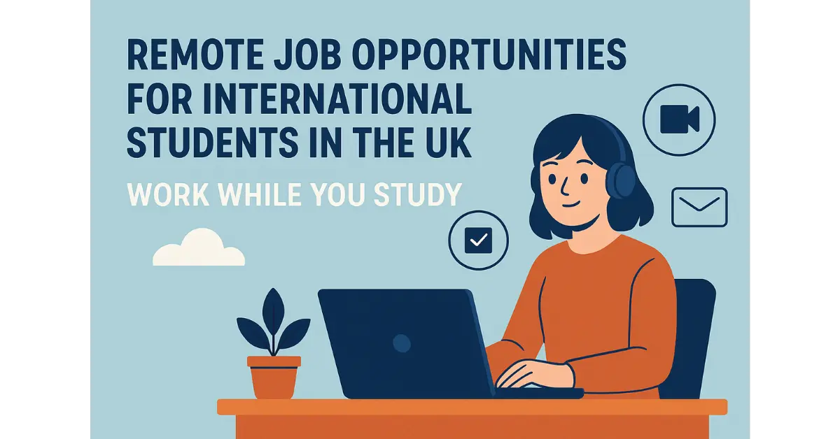 Remote Job Opportunities for International Students in the UK | Work While You Study