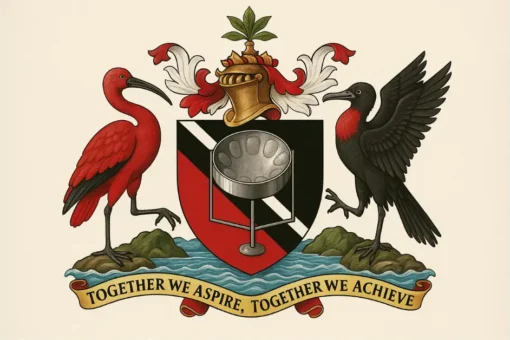 Trinidad and Tobago Unveils New Coat of Arms Featuring Steelpan, Replacing Columbus Ships Trinidad and Tobago Unveils New Coat of Arms Featuring Steelpan, Replacing Columbus Ships