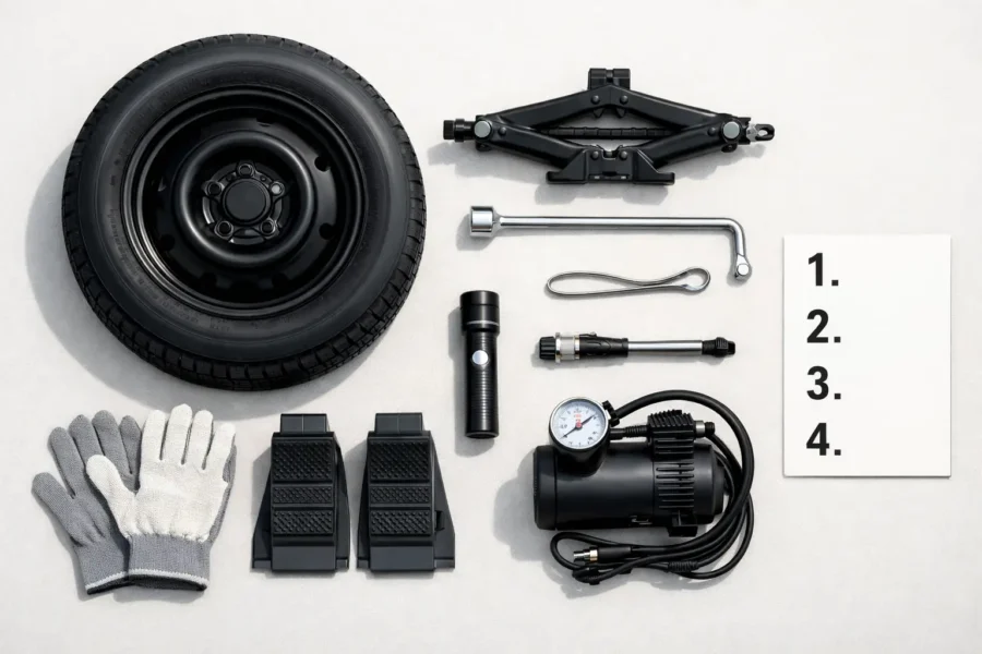 how to change a tire