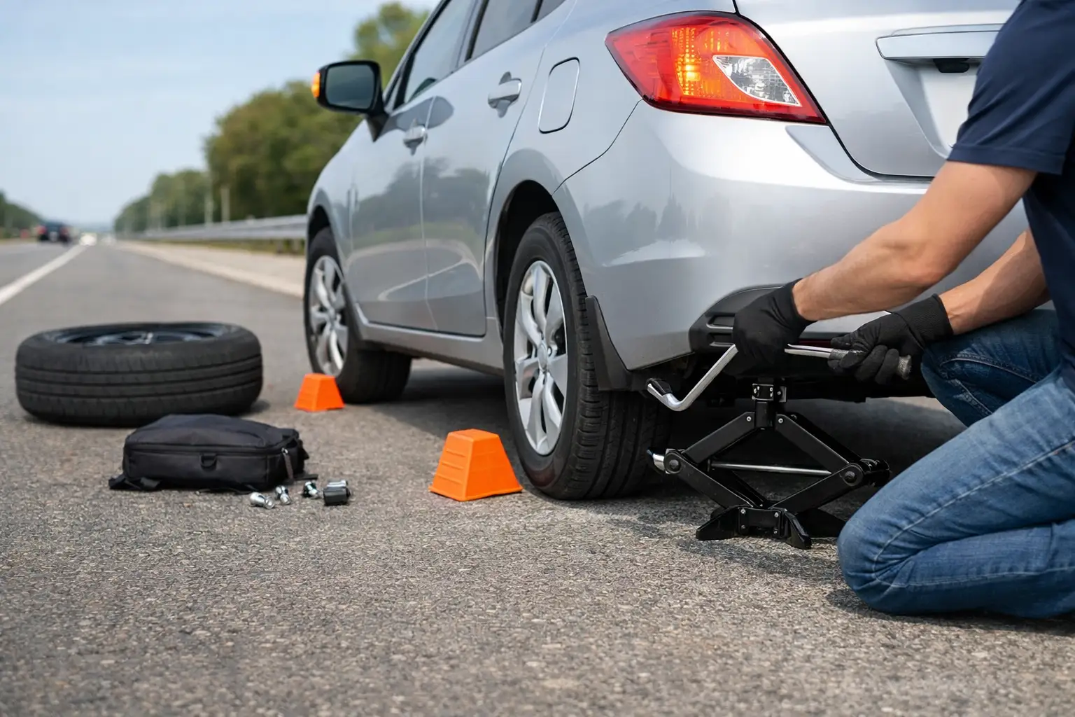 how to change a tire